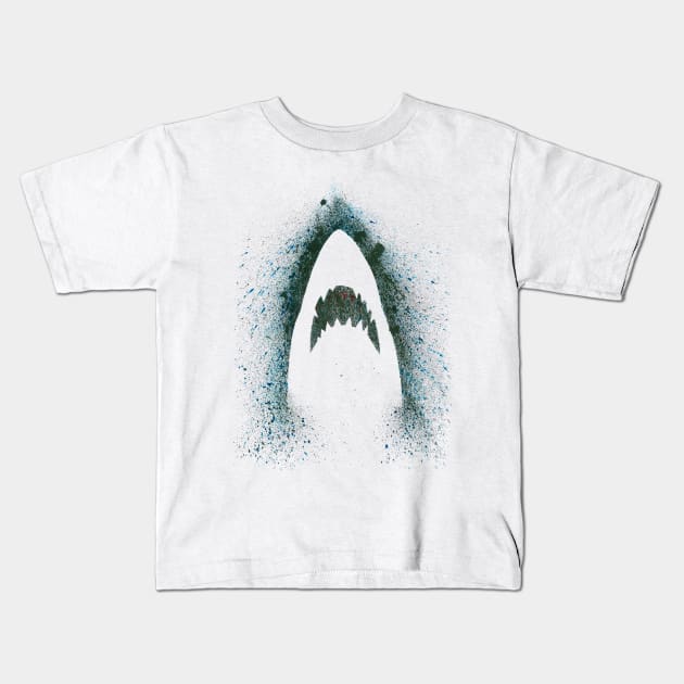 Jaws Kids T-Shirt by JakeSmith